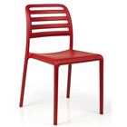 Plastová židle COSTA rosso