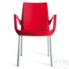 Židle s područkami BOULEVARD červená