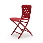 Plastová skládací židle ZAG SPRING červená