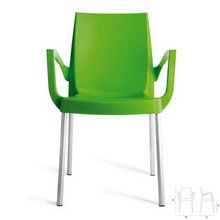 Židle s područkami BOULEVARD zelená